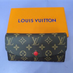 Cartera LV grande, interior rojo