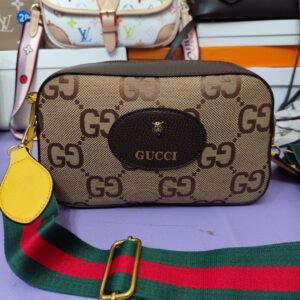 Bolsos GG, correa roja, verde y amarillo