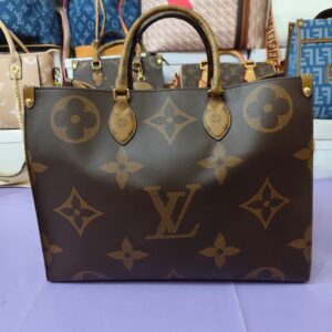 Bolsos LV, alta calidad,onthego grande, bicolor marrón.