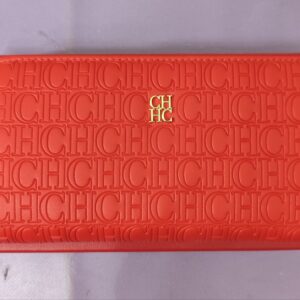 Cartera CH grande, roja.