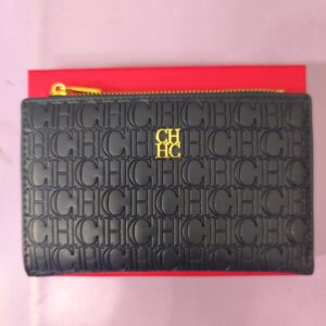 Cartera CH grande, azul marino.