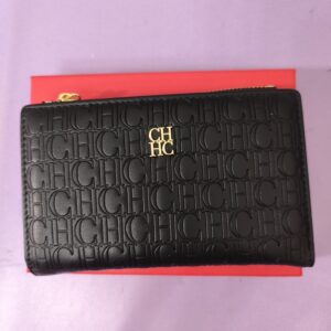 Cartera CH grande, negro.