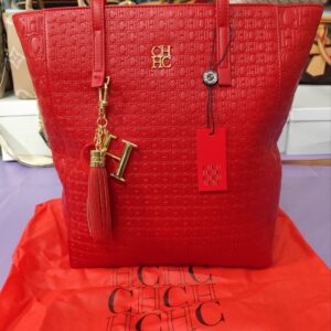 Bolsos CH, alta calidad, color rojo
