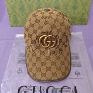 Gorra GG, calidad superior, estampado clásico.